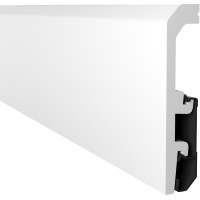 Плинтус полистирол белый Arbiton Vega P1010 100x20x2400мм