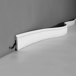 Плинтус под покраску гибкий Orac decor SX165 FLAX