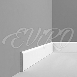 Гипсовый плинтус EViRO модель 9 скругленный высокий 13x110мм